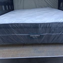 Brand New Queen Size Beautyrest Pillowtop Mattress And Box Spring Free Delivery 