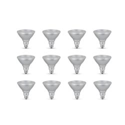 120-Watt Equivalent PAR38 Outdoor Dimmable CEC Title 20 90 CRI E26 Medium Flood LED Light Bulb Daylight 5000K (12) 