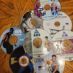 Mixed Lot Of Exercise Discs
