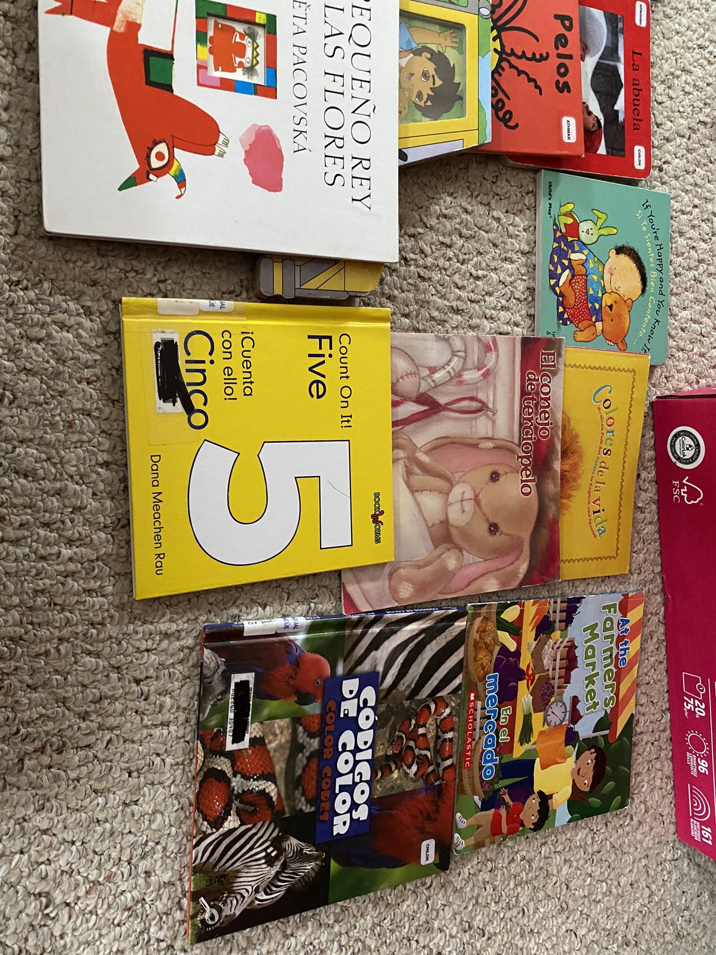 Spanish Kid Books, Dinosaur Kid Books, Box Of Kid Books And Step1&2 Readers