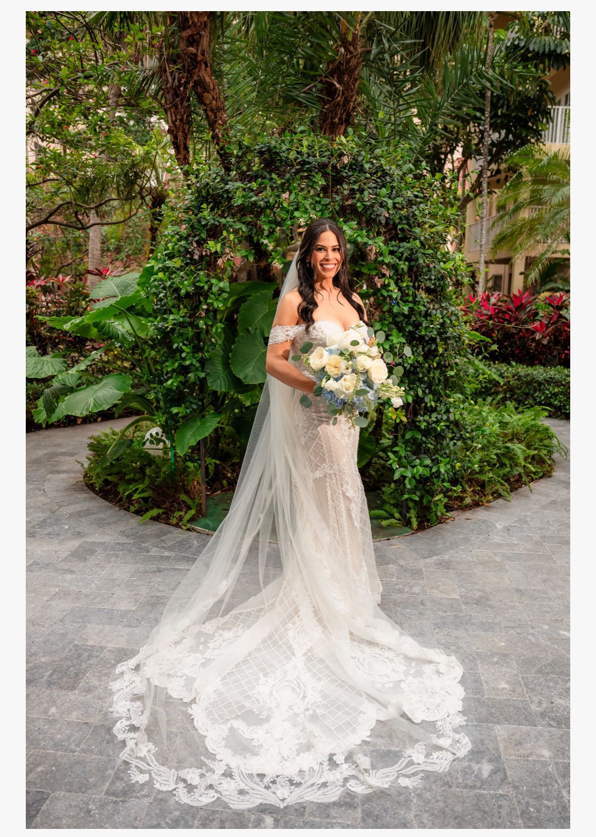 Oleg Cassini - Lace Wedding Dress & Veil