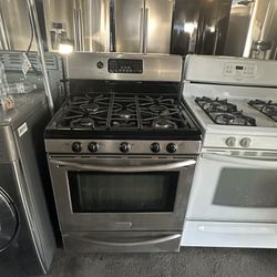 Silver Frigidaire 5 Burners Stainless Steel Gas Stove We Deliver And Install🚚👨🏻‍🔧