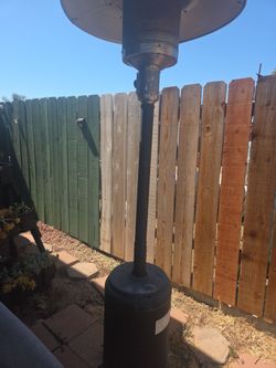 Outdoor heater.