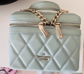 Kate Spade Leather Crossbody Convertible Bag Tiffany Blue