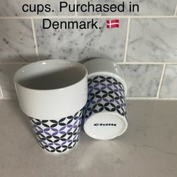 Girlie Glam Coffee Tea Cups. 