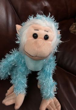 Shalom toy collection blue monkey with bendy arms