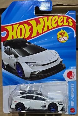 2026 Hot Wheels HW J-Imports Series White TOYOTA PRIUS CUSTOM New Rare HTF
