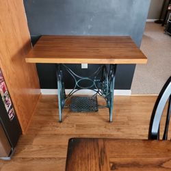 Antique Sewing Machine Base Tabletop