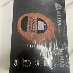 KLIM NOMAD Portable CD Player – Brand New in Box | Bluetooth | Rechargeable