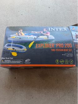 Intex 2 person boat set. / bote infable