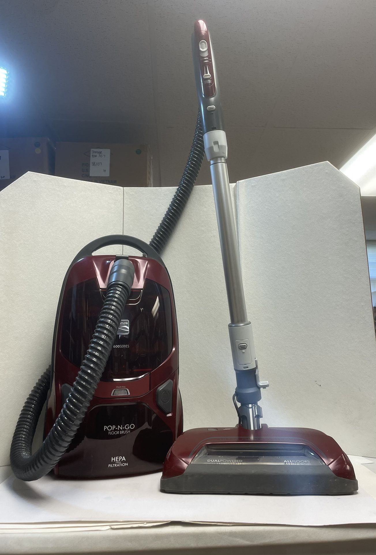 Kenmore 600 Series Pet Friendly Pop-N-Go UltraPlush Bag Canister Vacuum - Tested