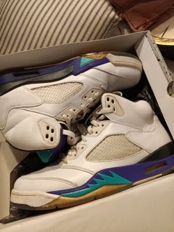 Air Jordan 5 Retro Grape Sneakers