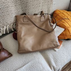 Leather Tote ....