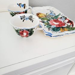 Ceramic Cup With Saucer Set Of Two, $15 Each Set