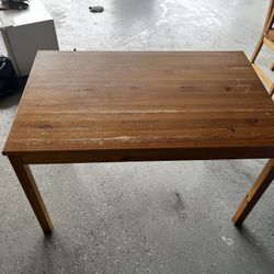 Wooden Table And Chairs