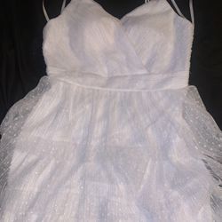 White Mini Dress 
