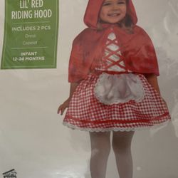 Little Red Riding Hood, Halloween Costume Size 12 - 24 Months
