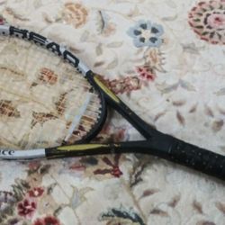 Head Intelligence Tennis Racket, Grip 4-5/8 Strung & Ready