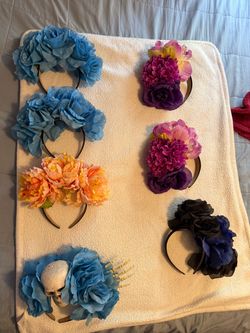 Day of the Dead Skull Flower Headbands
