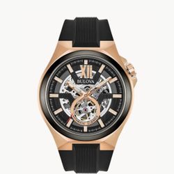 Bulova Maquina Watch Rose Gold
