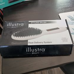 Styling Brush. Travel Bag, Hair Clips all included 