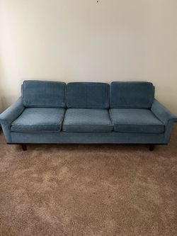 Vintage couch and loveseat