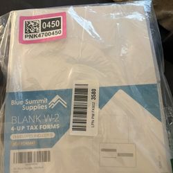 Blank W2 Forms and Envelopes 