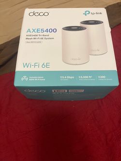 TP-Link Deco XE75 AXE5400 Tri-Band Mesh Wi-Fi 6E System (2-pack)