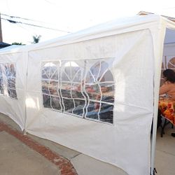 Fully Enclosed Removable Side Wall Windows Huge 10x20 Tent New  Two For 300