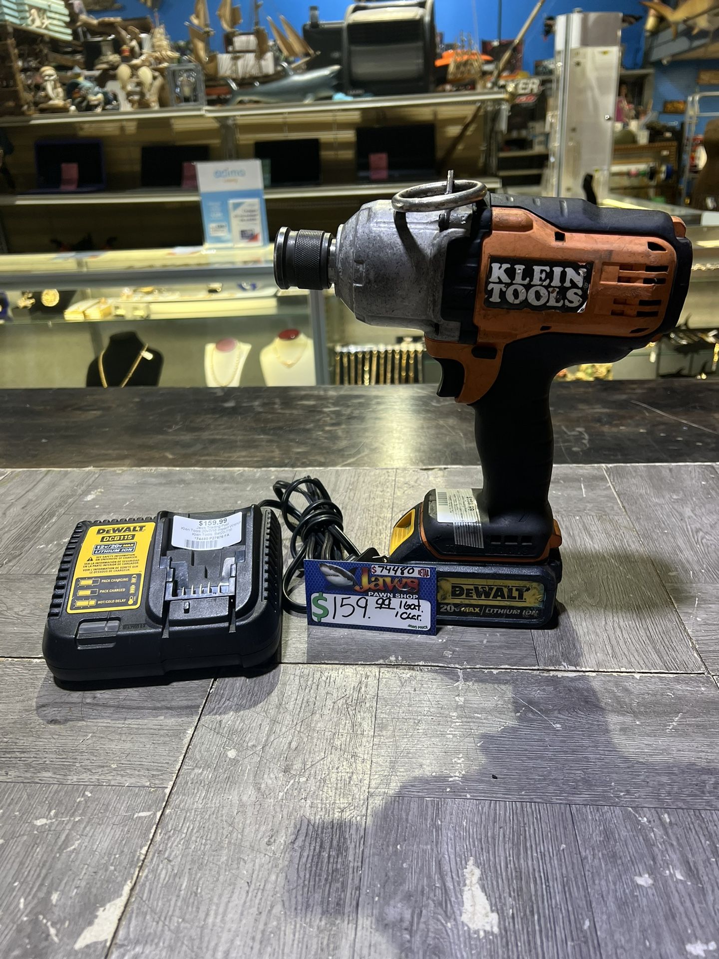 Klein Tools 7/16” impact with battery and charger pick up only
