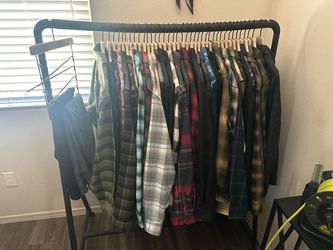 IKEA black hanging rack