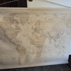 World Map decor