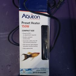 Heater, Filter And Gravel Vacuum For Fish Tank