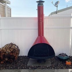 Mid Century Porcelain Stove