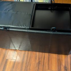 Storage Ottoman With Footrests