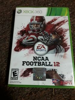 NCAA football 12 for xbox 360
