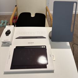 Samsung Galaxy Tab S9 Plus With Galaxy Watch 8 And Accessories 