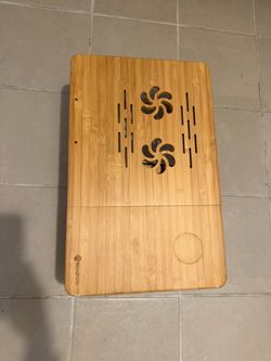 Modrine Bamboo Laptop Cooling Stand