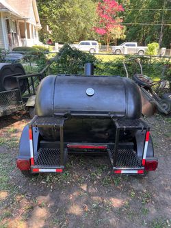 Pull behind Smoker