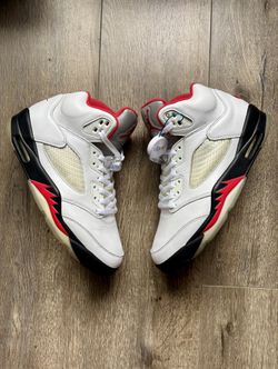 Jordan 5 Retro Silver Tongue Mens Size 9.5