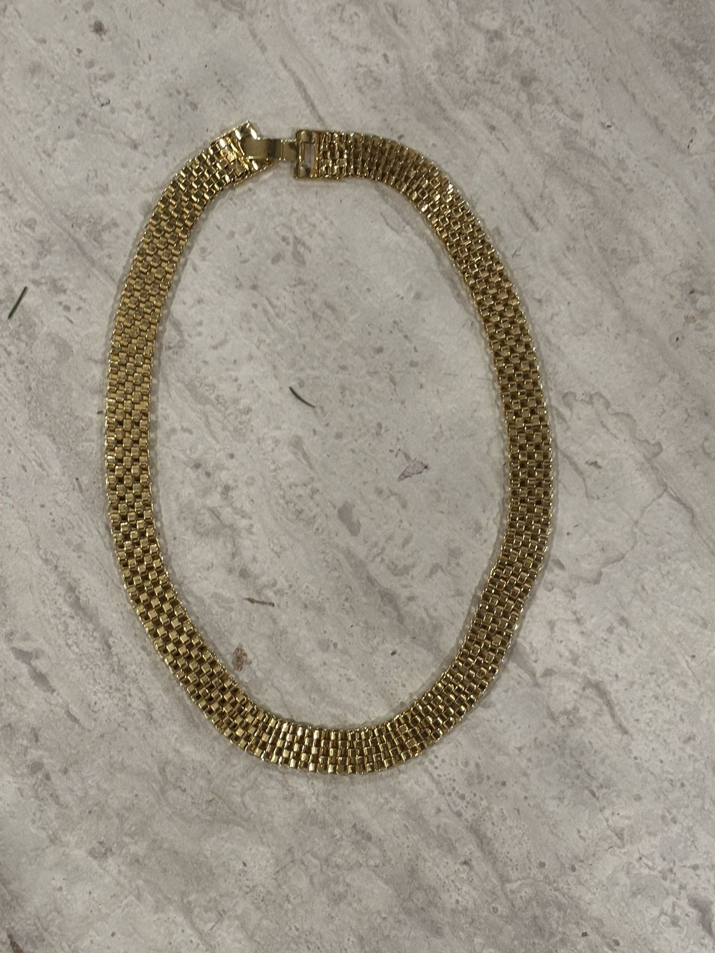 Gold Plated Chain Necklace 