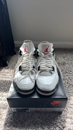 Jordan 4 White Cement