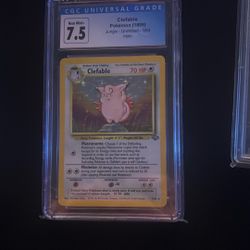 1999 Clefable Vintage 7.5 Grade Near Mint 
