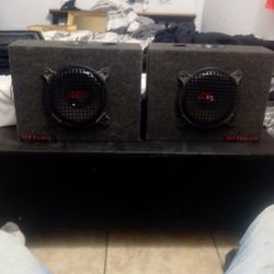 Bosinas De 8" Pro Series En Cajón Con Tuiter Incluido Son Dos