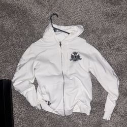 White chrome hearts jacket