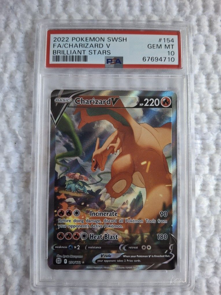 Charizard V Alt Art Psa 10 Pokemon Card