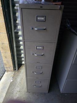 4 Drawer File Cabinet