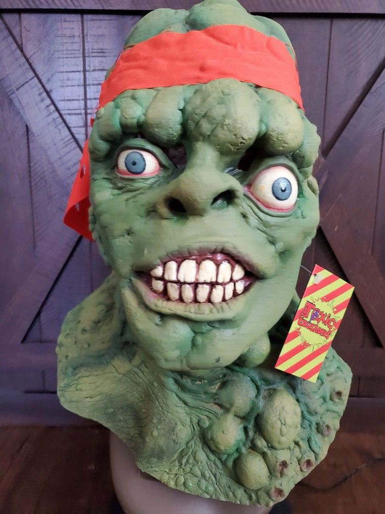 Toxie Toxic Crusaders Halloween Latex Deluxe Mask Troma Entertainment New Adult
Ask For Video