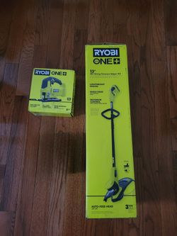 NEW Ryobi ONE+ 18V Jig Saw & String Trimmer/Edger Kit