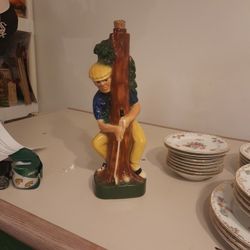 Vintage 1971 BOURBON decanter SPORTSMANS SERIES